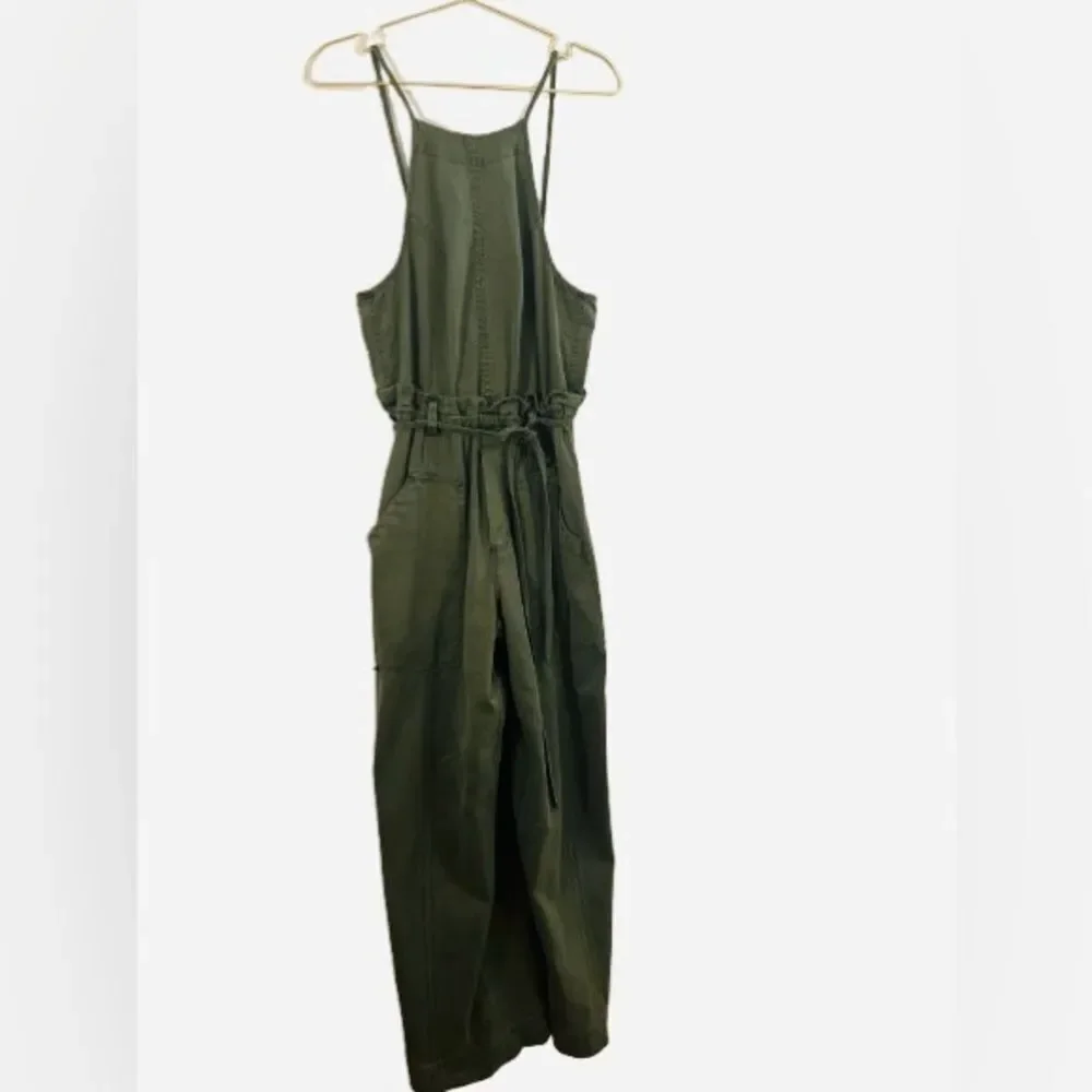 Free People Hearts Run Free Denim Jumpsuit